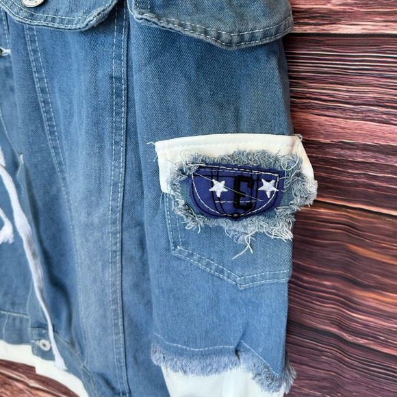 Attack on Titan unisex denim hoodie jacket. - Picture 5 of 7